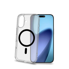 GELSKINMAG - Cover morbida trasparente nero in TPU compatibile con la tecnologia Magsafe per Apple iPhone 17 [IPHONE 17 CASES]