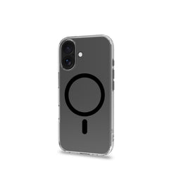 GELSKINMAG - Cover morbida trasparente nero in TPU compatibile con la tecnologia Magsafe per Apple iPhone 17 [IPHONE 17 CASES]