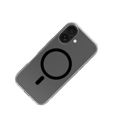 GELSKINMAG - Cover morbida trasparente nero in TPU compatibile con la tecnologia Magsafe per Apple iPhone 17 [IPHONE 17 CASES]