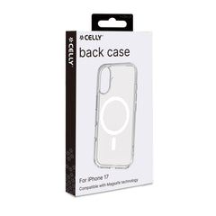 GELSKINMAG - Cover morbida trasparente nero in TPU compatibile con la tecnologia Magsafe per Apple iPhone 17 [IPHONE 17 CASES]