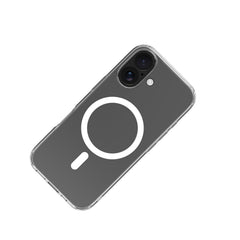 GELSKINMAG - Cover morbida trasparente nero in TPU compatibile con la tecnologia Magsafe per Apple iPhone 17 [IPHONE 17 CASES]