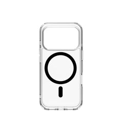 GELSKINMAG - Cover morbida trasparente nero in TPU compatibile con la tecnologia Magsafe per Apple iPhone 17 Pro [IPHONE 17 CASES]