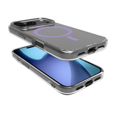 GELSKINMAG - Cover morbida trasparente nero in TPU compatibile con la tecnologia Magsafe per Apple iPhone 17 Pro [IPHONE 17 CASES]