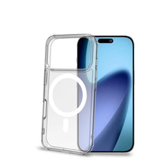 GELSKINMAG - Cover morbida trasparente nero in TPU compatibile con la tecnologia Magsafe per Apple iPhone 17 Pro [IPHONE 17 CASES]