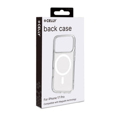 GELSKINMAG - Cover morbida trasparente nero in TPU compatibile con la tecnologia Magsafe per Apple iPhone 17 Pro [IPHONE 17 CASES]