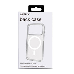 GELSKINMAG - Cover morbida trasparente nero in TPU compatibile con la tecnologia Magsafe per Apple iPhone 17 Pro [IPHONE 17 CASES]