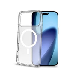 GELSKINMAG - Cover morbida trasparente nero in TPU compatibile con la tecnologia Magsafe per Apple iPhone 17 Pro Max [IPHONE 17 CASES]