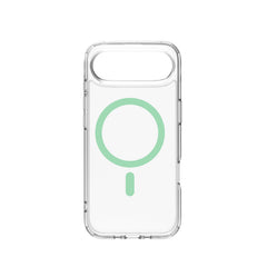 GELSKINMAG - Cover morbida trasparente in TPU, compatibile con la tecnologia Magsafe, anello magnetico color Verde per Apple iPhone Air [IPHONE 17 CASES]