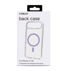 GELSKINMAG - Cover morbida trasparente nero in TPU compatibile con la tecnologia Magsafe per Apple iPhone Air [IPHONE 17 CASES]