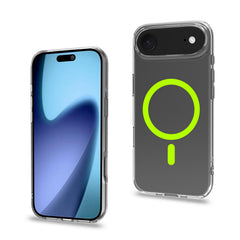 GELSKINMAG - Cover morbida trasparente nero in TPU compatibile con la tecnologia Magsafe per Apple iPhone Air [IPHONE 17 CASES]