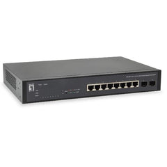 LEVELONE GEP-1051 - SWITCH 10-PORTE GIGABIT WEBSMART POE 802.3 af/at 70W, 2-PORTE GIGABIT SFP