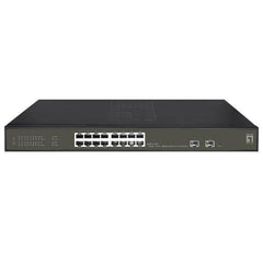 LEVELONE GES-2118P - SWITCH HILBERT 18-PORTE GIGABIT SMART LITE POE 802.3at/af 230W, 16x PoE + 2x Gigabit SFP