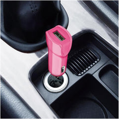 GIULIOCESARE - Profumatore da auto a forma di omino + caricabatteria da auto USB-A 5 Watt