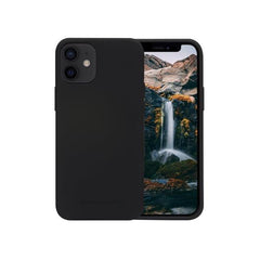 Greenland - Custodia in Plastica Riciclata per iPhone 12 mini - Nero