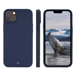 Greenland - Custodia per iPhone 14 Plus in 100% Plastica Riciclata - Blu