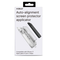 GLASSKIT - Applicatore auto-allineante con vetro protettivo 9H con spessore 0.3 mm compatibile con Apple iPhone 17 [IPHONE 17 CASES]
