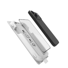 GLASSKIT - Applicatore auto-allineante con vetro protettivo 9H con spessore 0.3 mm compatibile con Apple iPhone 17 Pro Max [IPHONE 17 CASES]