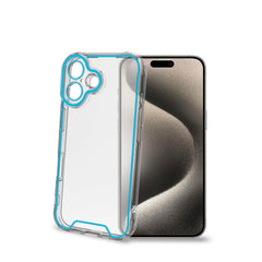 GLOW - Cover trasparente in TPU con bordi che si illuminano al buio compatibile con Apple iPhone 16 [IPHONE 16 CASES]