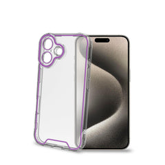 GLOW - Cover trasparente in TPU con bordi che si illuminano al buio compatibile con  Apple iPhone 16 [IPHONE 16 CASES]