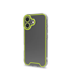 GLOW - Cover trasparente in TPU con bordi che si illuminano al buio compatibile con Apple iPhone 16 [IPHONE 16 CASES]
