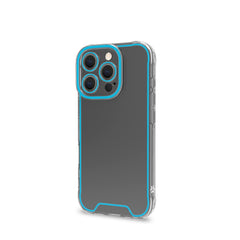 GLOW - Cover trasparente in TPU con bordi che si illuminano al buio compatibile con Apple iPhone 16 Pro [IPHONE 16 CASES]