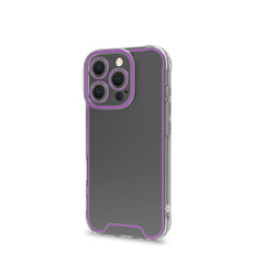 GLOW - Cover trasparente in TPU con bordi che si illuminano al buio compatibile con Apple iPhone 16 Pro [IPHONE 16 CASES]