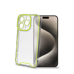 GLOW - Cover trasparente in TPU con bordi che si illuminano al buio compatibile con Apple iPhone 16 Pro [IPHONE 16 CASES]