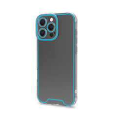 GLOW - Cover trasparente in TPU con bordi che si illuminano al buio compatibile con Apple iPhone 16 Pro Max [IPHONE 16 CASES]