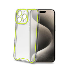 GLOW - Cover trasparente in TPU con bordi che si illuminano al buio compatibile con Apple iPhone 16 Pro Max [IPHONE 16 CASES]