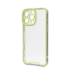 GLOW - Cover trasparente in TPU con bordi che si illuminano al buio compatibile con Apple iPhone 16 Pro Max [IPHONE 16 CASES]