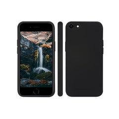 Greenland - Custodia in Plastica Riciclata per iPhone SE/8/7 - Nero