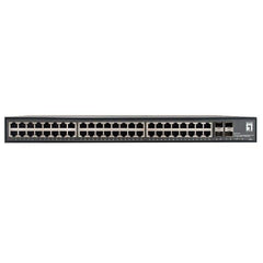LEVELONE GTU-5211 - SWITCH 52-PORTE GIGABIT UNMANAGED - 48x Gigabit RJ45, 4x 10GbE SFP+
