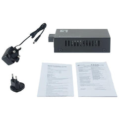 LEVELONE GVM-2001 - MEDIA CONVERTER Smart Gigabit RJ45-SC, Fibra Multi-Mode, 850nm, 500M, Compatibile con chassis montabile su rack da 19"