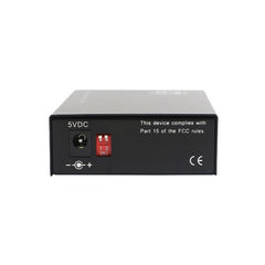 LEVELONE GVT-2003 - MEDIA CONVERTER GIGABIT da RJ45 a ST, fibra monomodale, 1310nm, 20 km