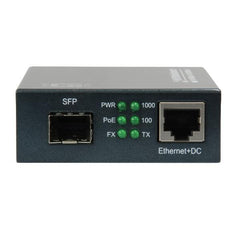 LEVELONE GVT-2012 - MEDIA CONVERTER GIGABIT da RJ45 a SFP, PoE PSE