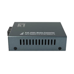 LEVELONE GVT-2014 - MEDIA CONVERTER GIGABIT da RJ45 a SC, PoE PSE, fibra monomodale, 1310nm, 20 km