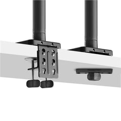 Supporto per Monitor Curvo Ultrawide fino a 49” 32:9; Braccio a Molla da Scrivania con Morsetto a C/Passante per Monitor VESA