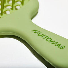 MUITOMAS - Spazzola per capelli verde salvia