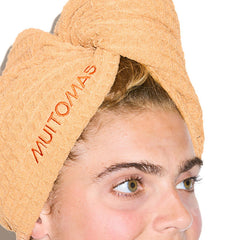 MUITOMAS - Salvietta a turbante peach fuzz