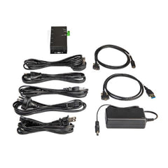 Hub US- C USB-A a 4 Porte 10Gbps - Replicatore di porte 2x USB Type C e 2x USB Type A in metallo - Hub USB 3.2 Gen 2 con protezione alle sovratensioni di tipo ESD - Autoalimentato