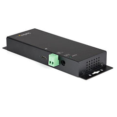 Hub USB C a 4 porte 10Gbps - Hub industriale USB Type-C in metallo con 3xUSB-A e 1xUSB-C - Protezione ESD e contro le sovratensioni - Host USB-C o USB-A - Adattatore USB 3.2 Gen 2
