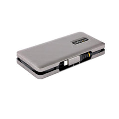 Hub USB-C a 4 porte - Multipresa USB Type-C Portatile con Power Delivery 100W Pass-Through - Ciabatta USB 3.1 10Gbps con cavo avvolgente da 32 cm - Splitter/Replicatore di Porte US