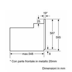 FORNO 3 MANPOLE A 66L NERO
