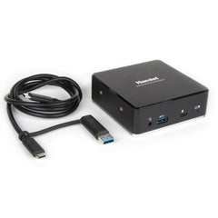 HDKC-PD8000 Docking Universale USB-A 3.0 + USB-C PD 85W -Porte 3xUSB 3.0 + 2HDMI + LAN + Audio. Alimen.100W Incluso