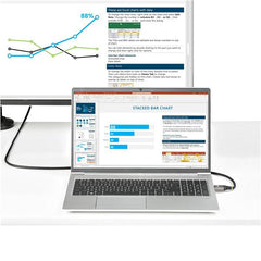 Cavo HDMI 2.0 4K da 1 m - Cavo premium HDMI Ultra HD 4K 60Hz ad alta velocità con Ethernet - HDR10, ARC - Cavo video certificato HDMI UHD per monitor/TV/Display - M/M