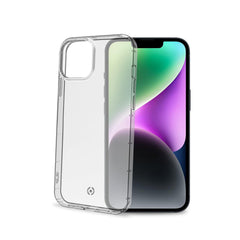 HEXAGEL - Cover trasparente semi rigida, ultra resistente in Poliuretano + Policarbonato compatibile con Apple iPhone 14