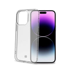 HEXAGEL - Cover trasparente semi rigida, ultra resistente in Poliuretano + Policarbonato compatibile con Apple iPhone 14 Pro Max