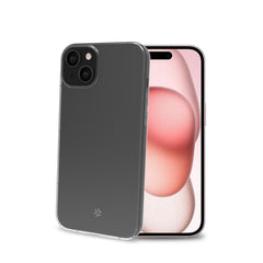 HEXAGEL - Cover trasparente semi rigida, ultra resistente in Poliuretano + Policarbonato compatibile con Apple iPhone 15 [IPHONE 15 CASES]