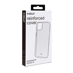 HEXAGEL - Cover trasparente semi rigida, ultra resistente in Poliuretano + Policarbonato compatibile con Apple iPhone 15 [IPHONE 15 CASES]
