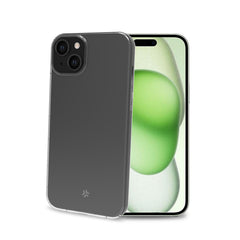 HEXAGEL - Cover trasparente semi rigida, ultra resistente in Poliuretano + Policarbonato compatibile con Apple iPhone 15 Plus [IPHONE 15 CASES]